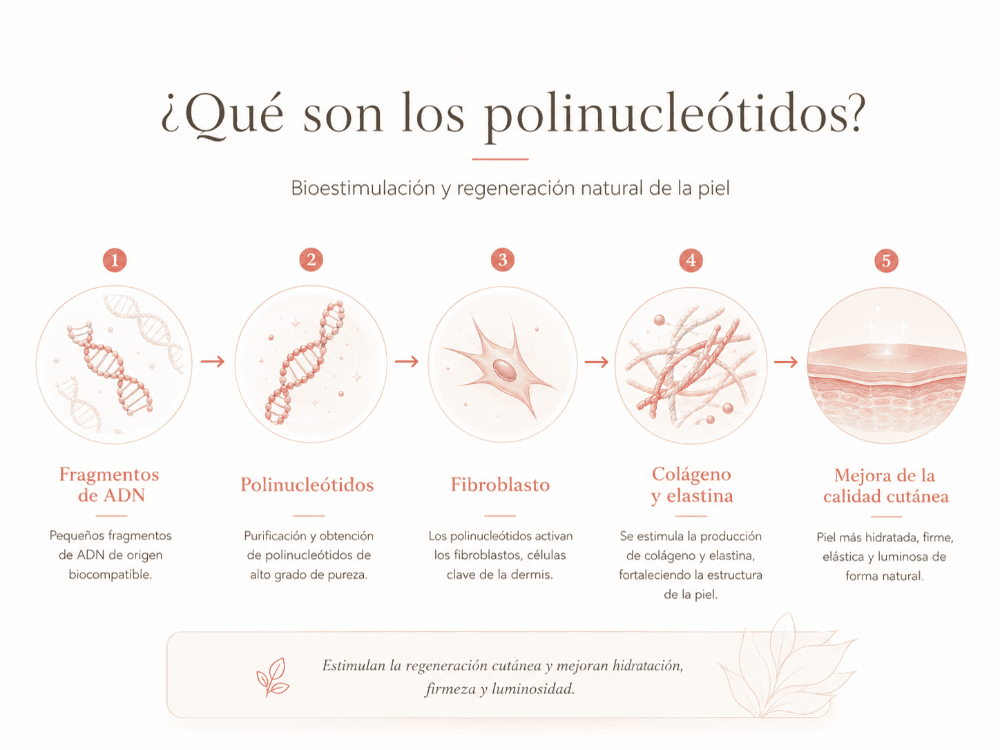 Qué son los polinucleótidos y cómo actúan en la piel